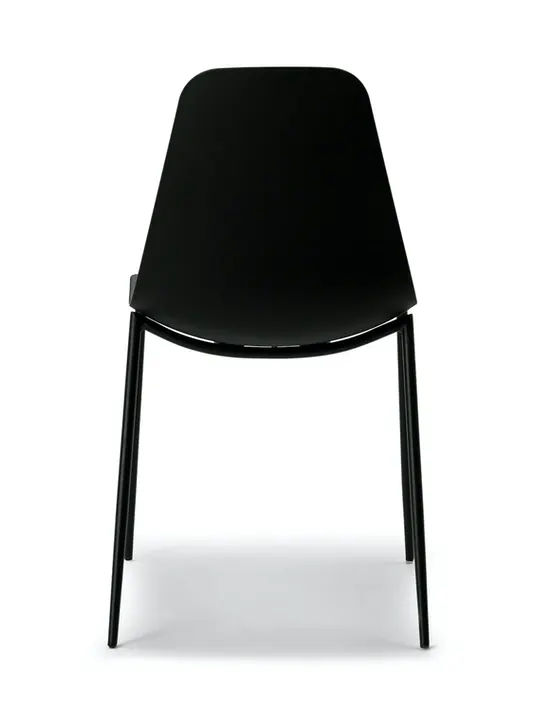 Svelti Pure Black Dining Chair Set Of 2 thumbnail 3