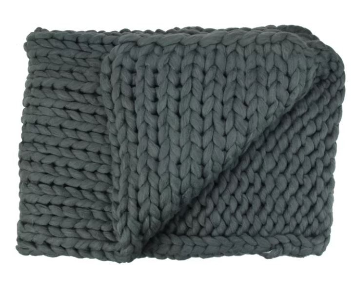 Hunter Cable Knit Plush Throw thumbnail 2
