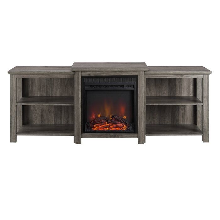 Woodbury TV Stand with Electric Fireplace thumbnail 3