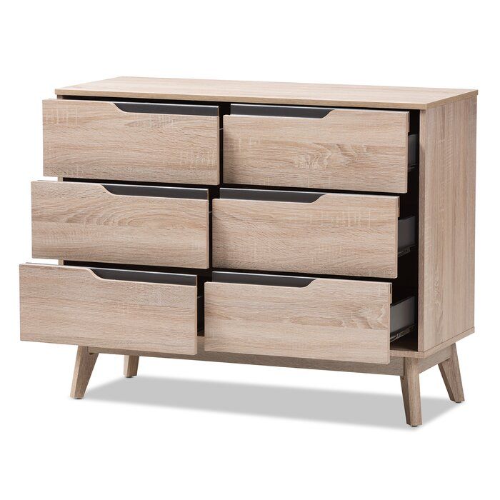 Retweet Calvin Modern Drawer Double Dresser thumbnail 2