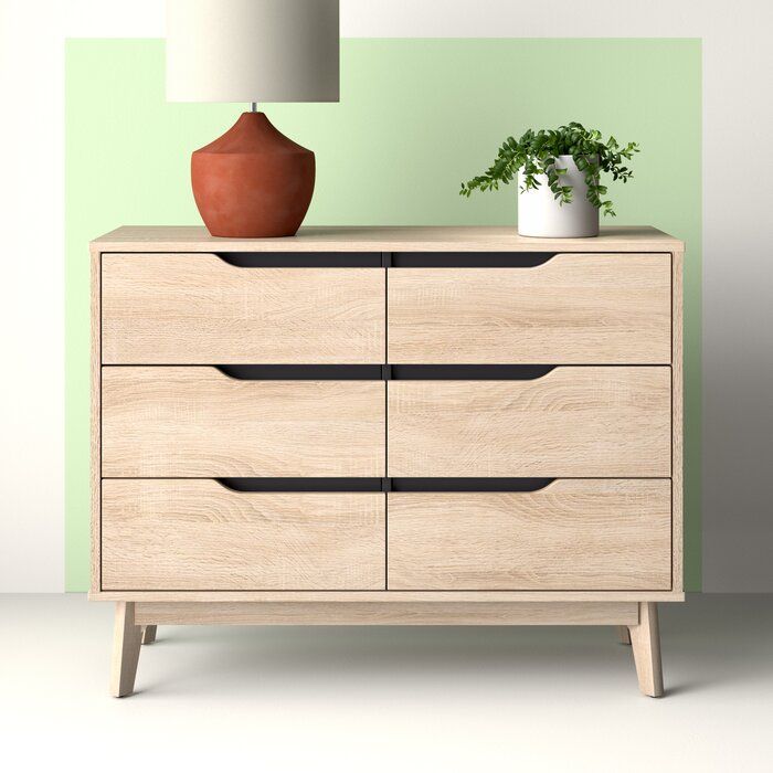 Retweet Calvin Modern Drawer Double Dresser thumbnail 3