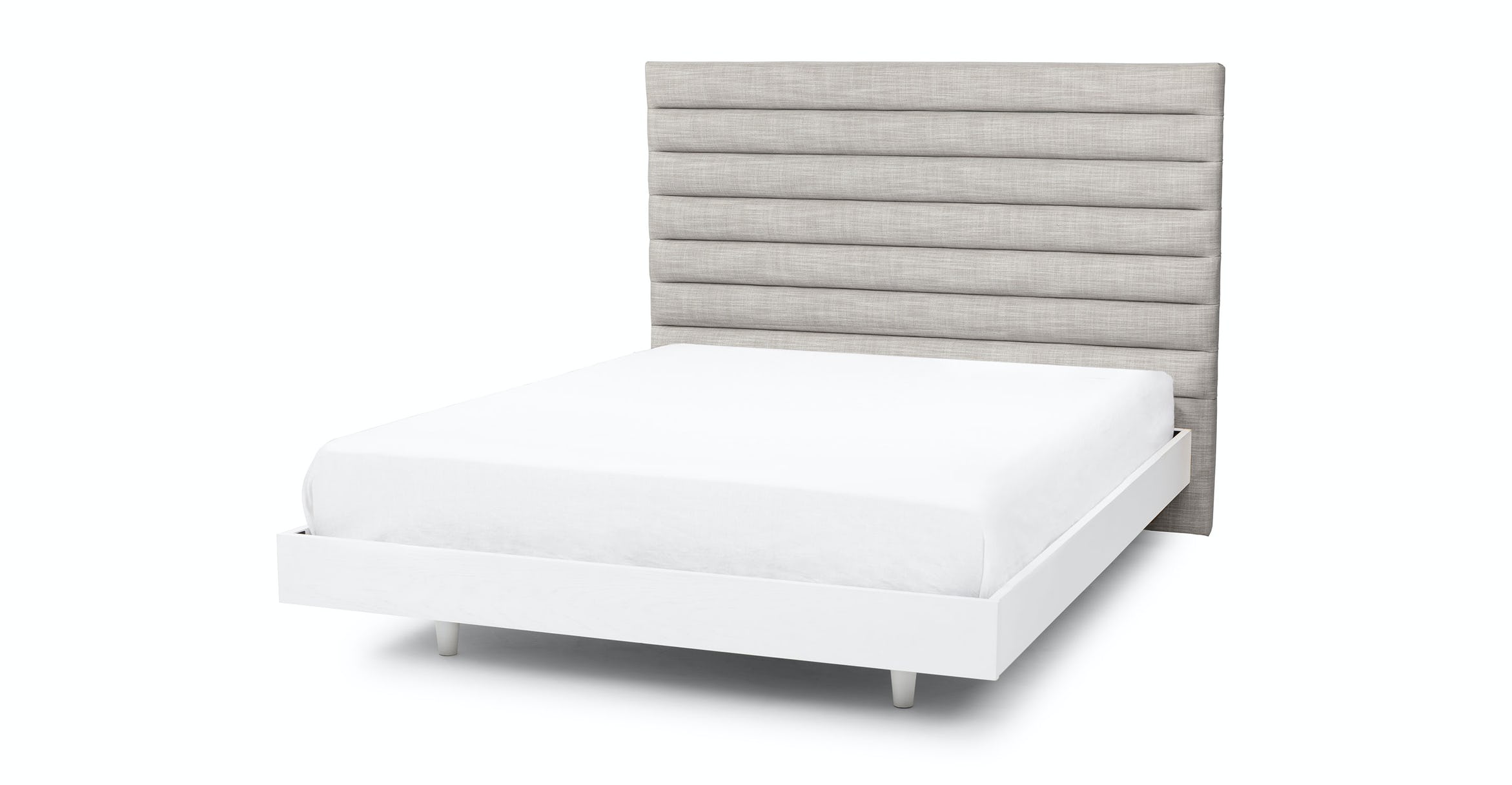 Sera Rain Cloud Gray Queen Headboard thumbnail 2