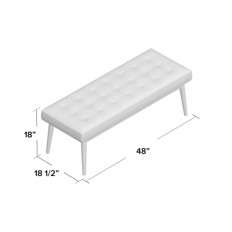 Kathryn Upholstered Bench thumbnail 5