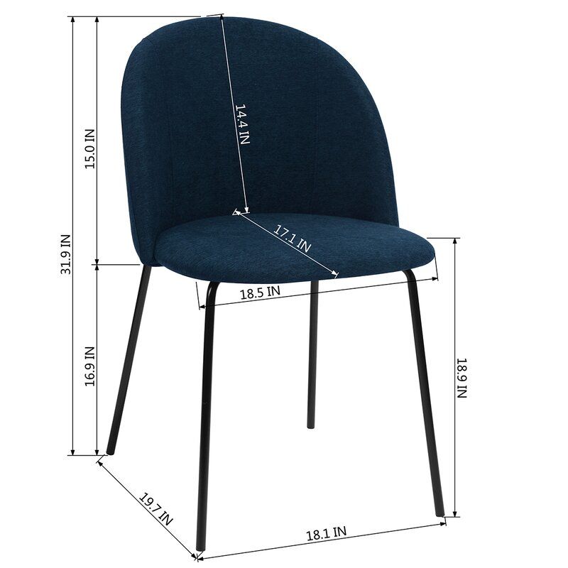 Cloyd Upholstered Side Chair thumbnail 4