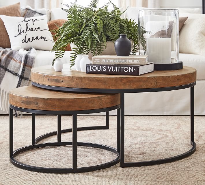 Malcolm Round Nesting Coffee Tables thumbnail 2