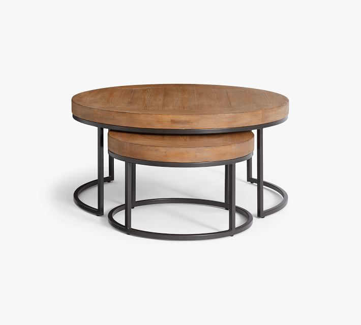 Malcolm Round Nesting Coffee Tables thumbnail 3