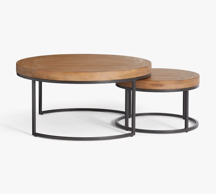 Malcolm Round Nesting Coffee Tables thumbnail 4