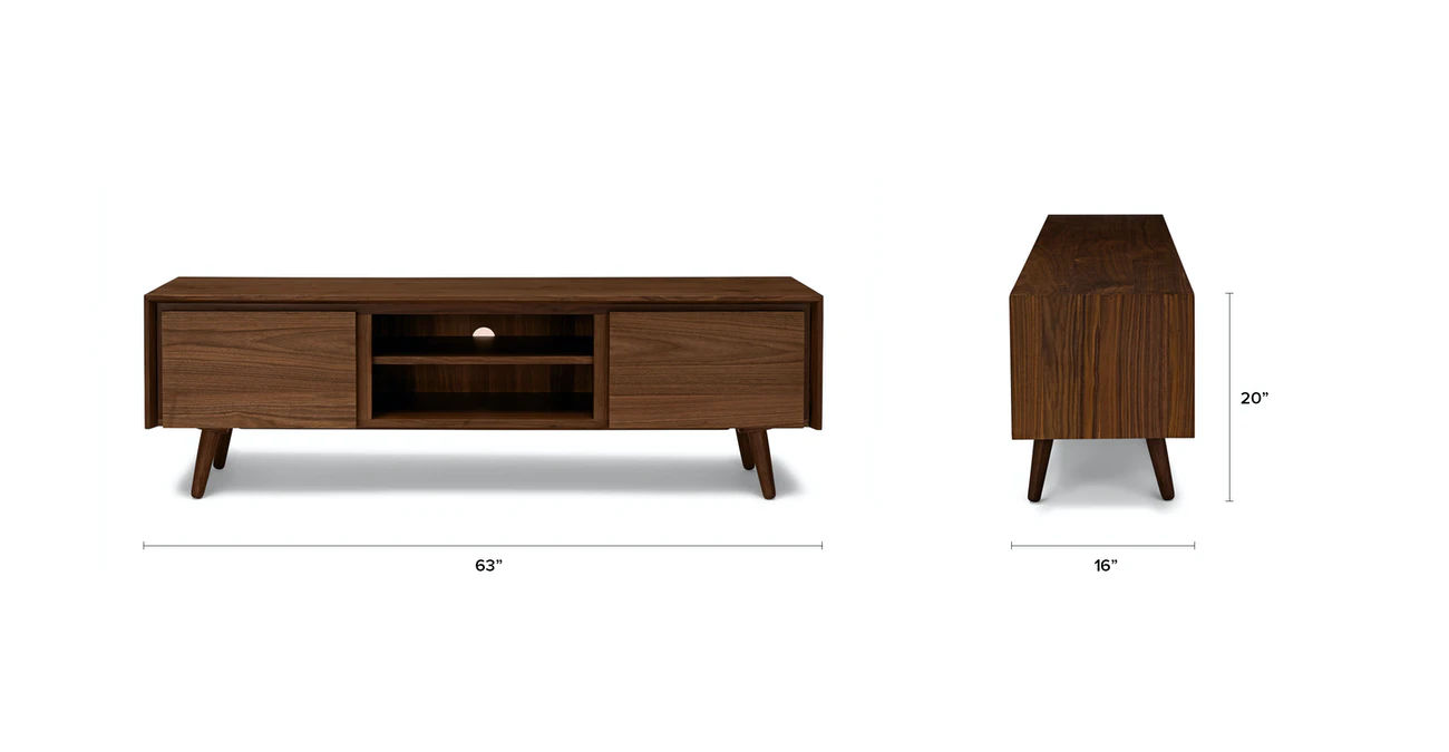 Seno Walnut 63" Media Unit thumbnail 5