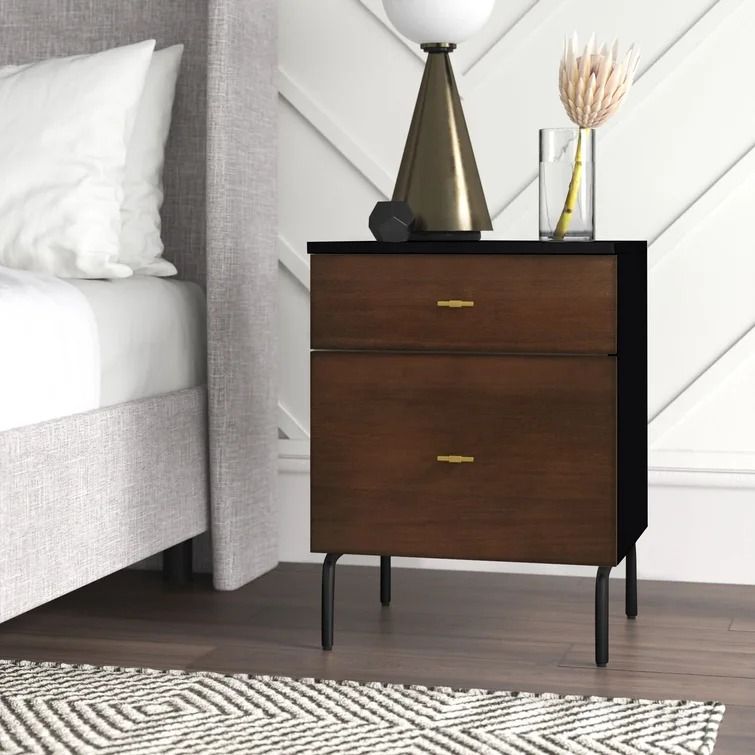 Scarlett 2-Drawer Nightstand thumbnail 2