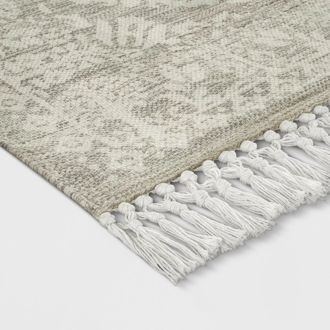 Tan Patterned Woven Area Rug-7'x10' thumbnail 2