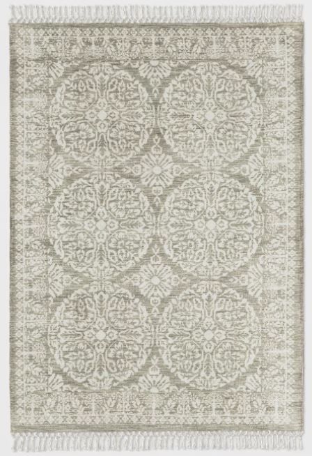 Tan Patterned Woven Area Rug-7'x10' thumbnail 3