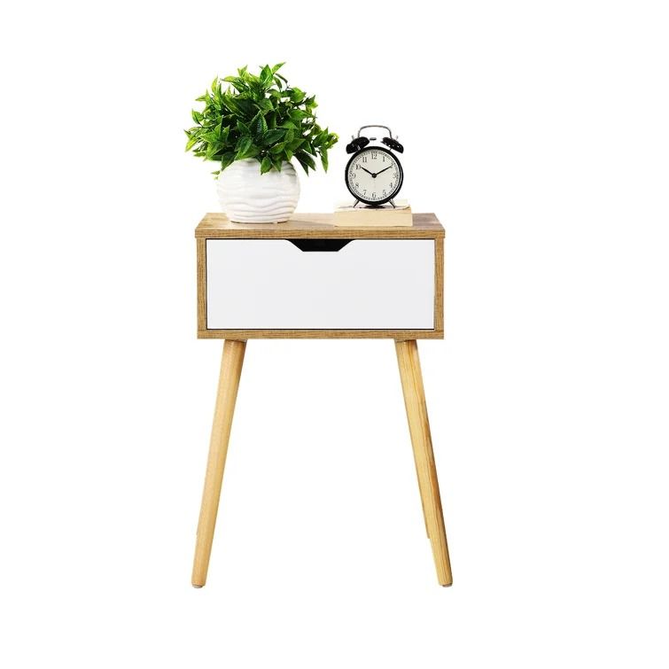 Drawer Nightstand in Natural thumbnail 3
