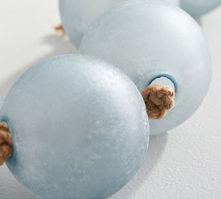 Handcrafted Oversized Sea Glass Garland thumbnail 2