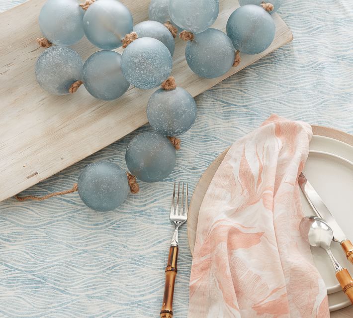 Handcrafted Oversized Sea Glass Garland thumbnail 4
