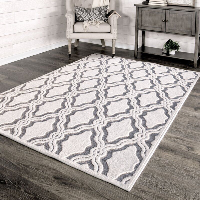 Cotton Blossom Natural Gray Indoor Outdoor Area Rug-9'x13' thumbnail 2