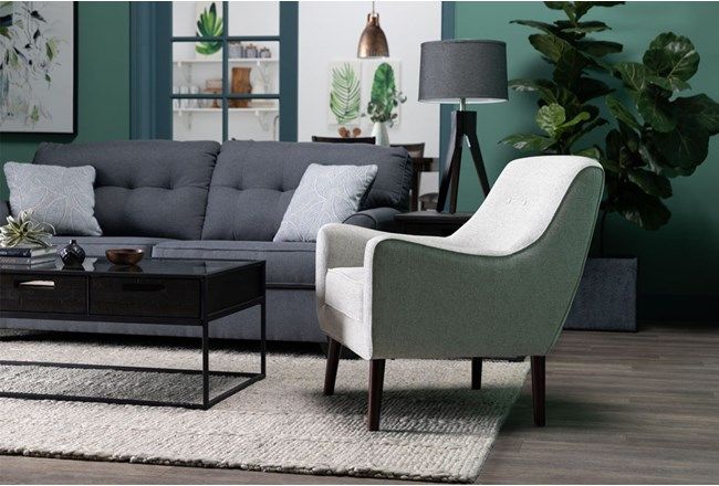 Kendra Beige Accent Chair thumbnail 2