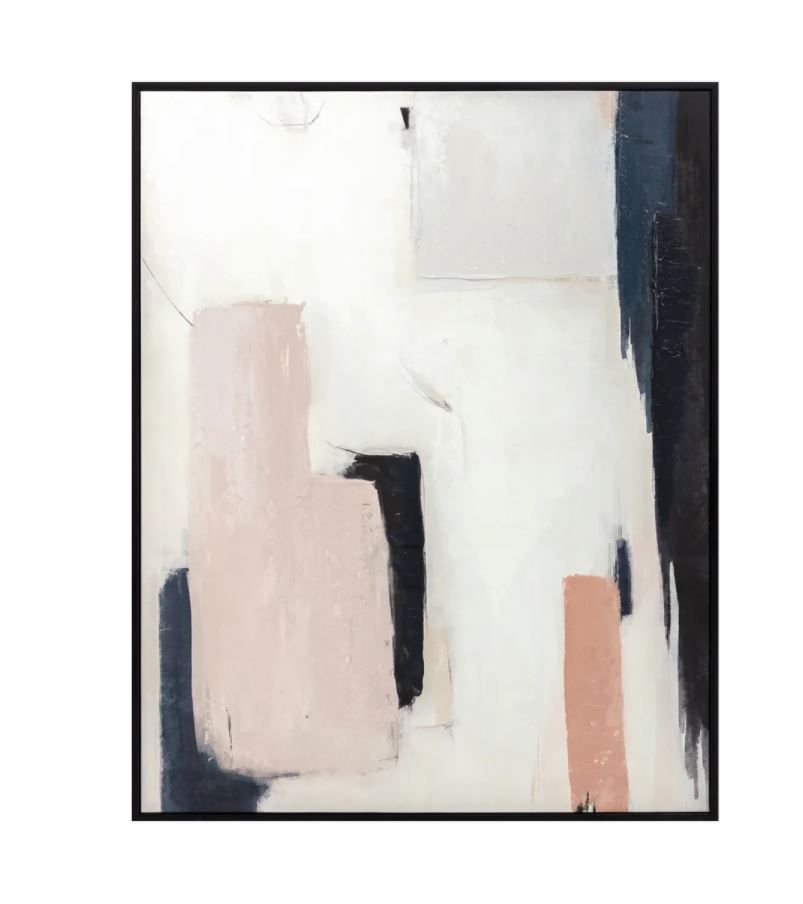 Barely Blushing Framed Canvas