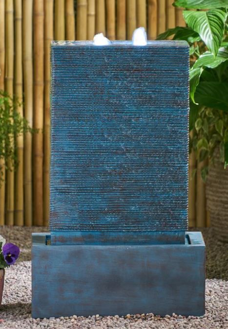 Dynasty Resin Floor Fountain with LED Light thumbnail 2