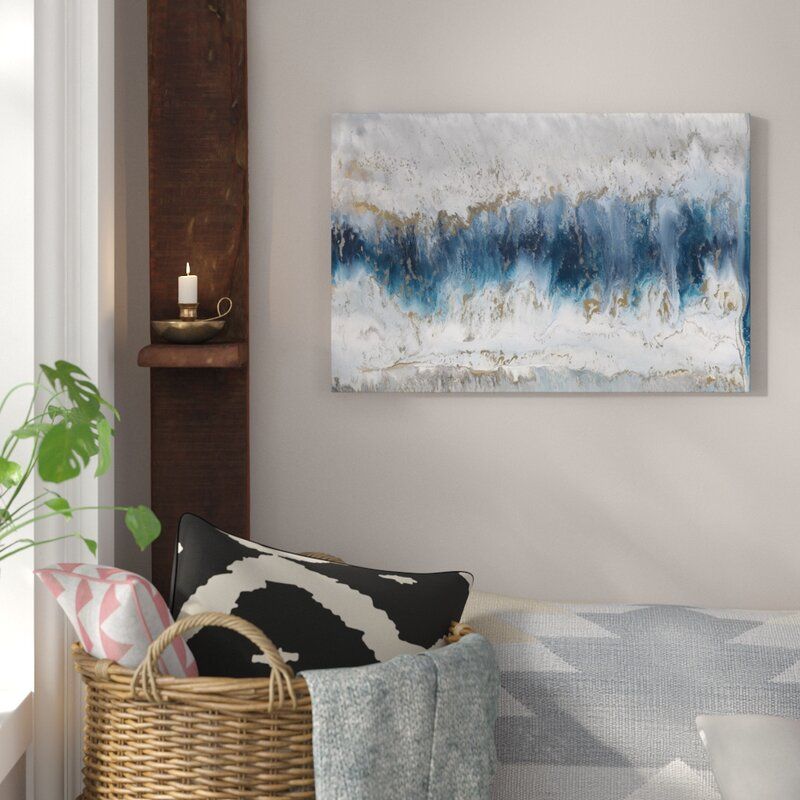 Moon Stone Painting Print on Canvas thumbnail 2