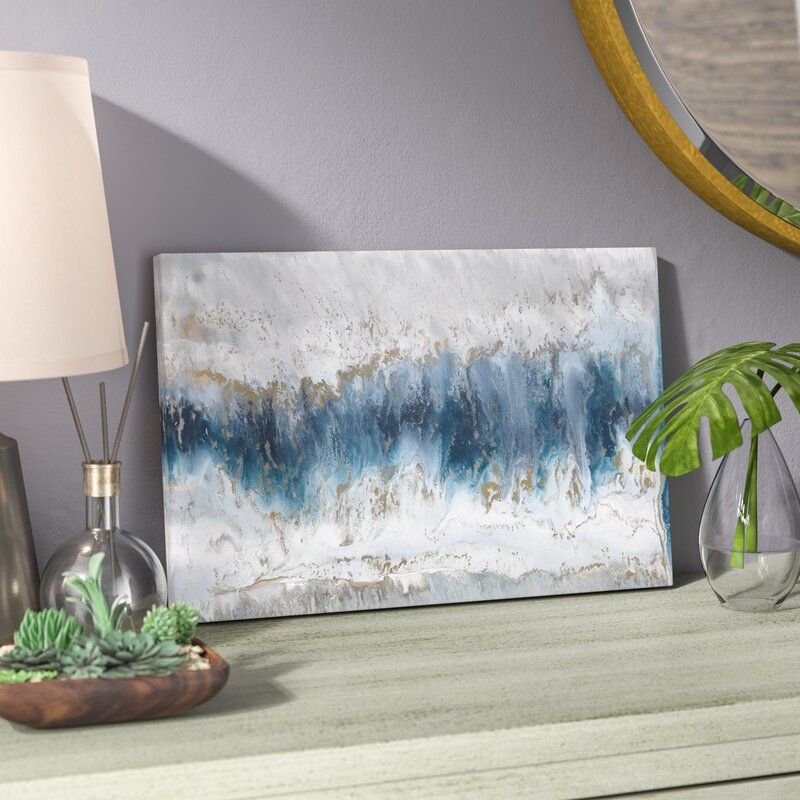 Moon Stone Painting Print on Canvas thumbnail 3