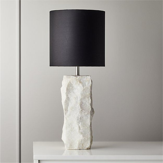Raw Marble Table Lamp thumbnail 2