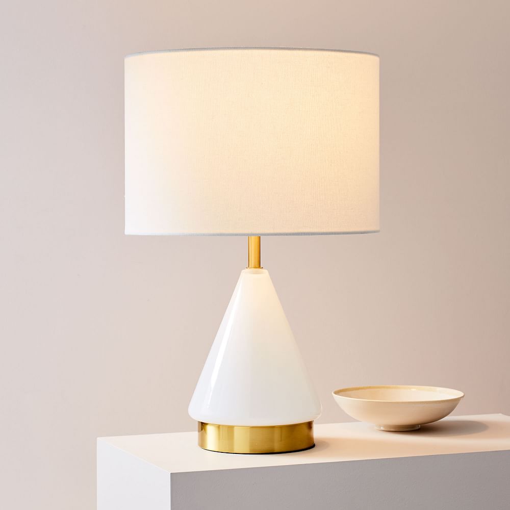 Metalized Glass USB Table Lamp – Small thumbnail 2