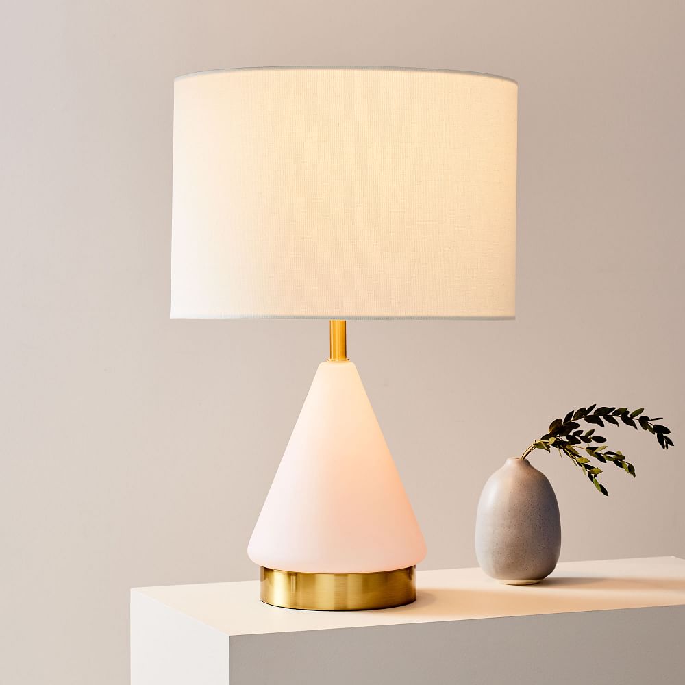 Metalized Glass USB Table Lamp – Small thumbnail 3