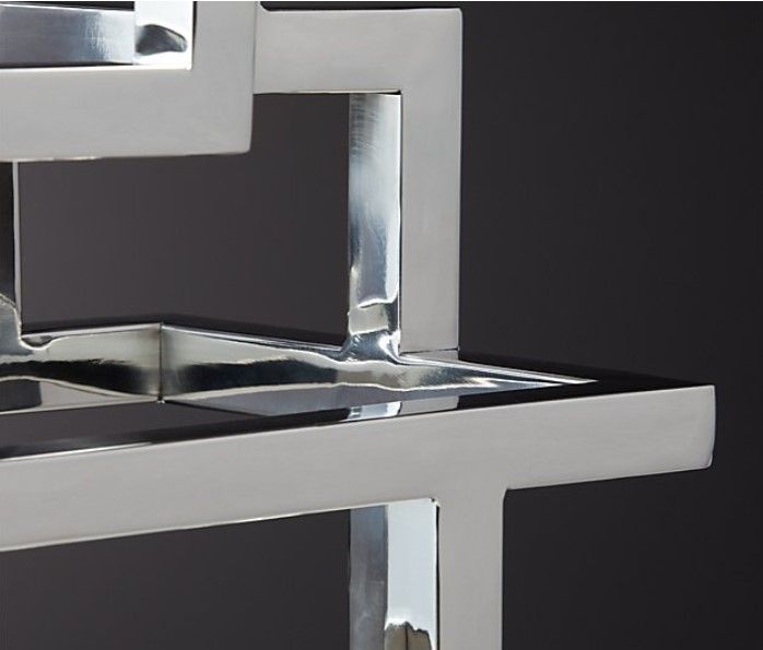 CONNECT POLISHED NICKEL SCULPTURE thumbnail 3