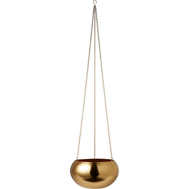 RAJ GOLD HANGING PLANTER thumbnail 3