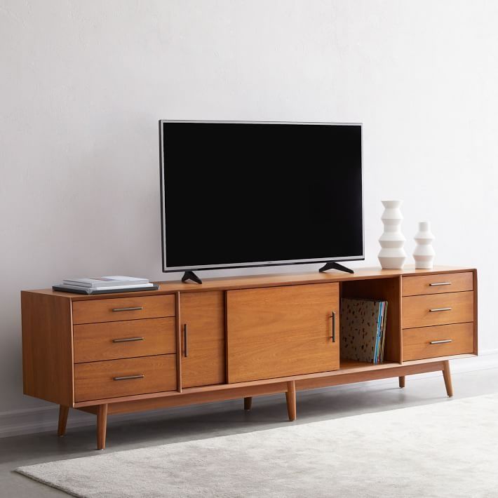 Mid Century Media Console  thumbnail 2
