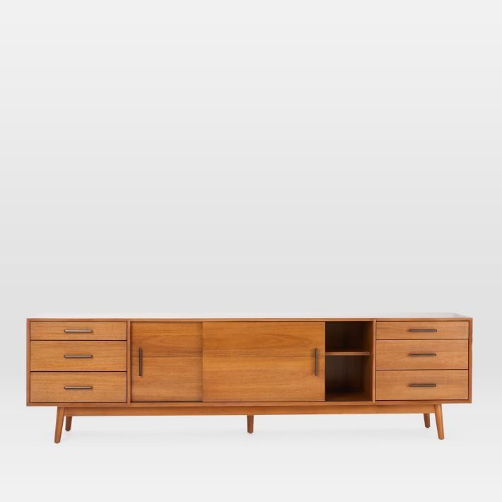 Mid Century Media Console  thumbnail 3