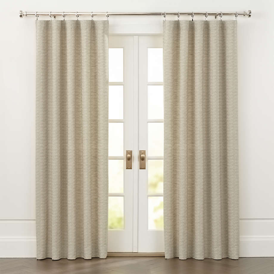 Desmond Natural Cotton Curtain Panel thumbnail 2