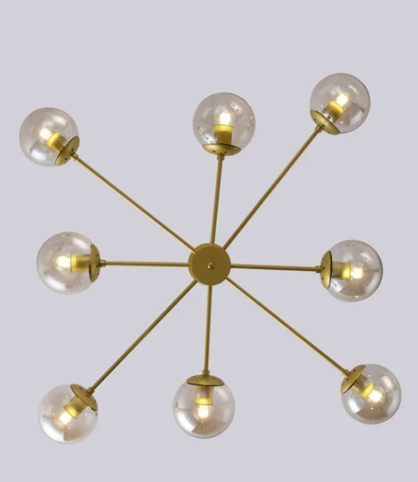 Donato_Light Sputnik Modern Linear Chandelier thumbnail 2
