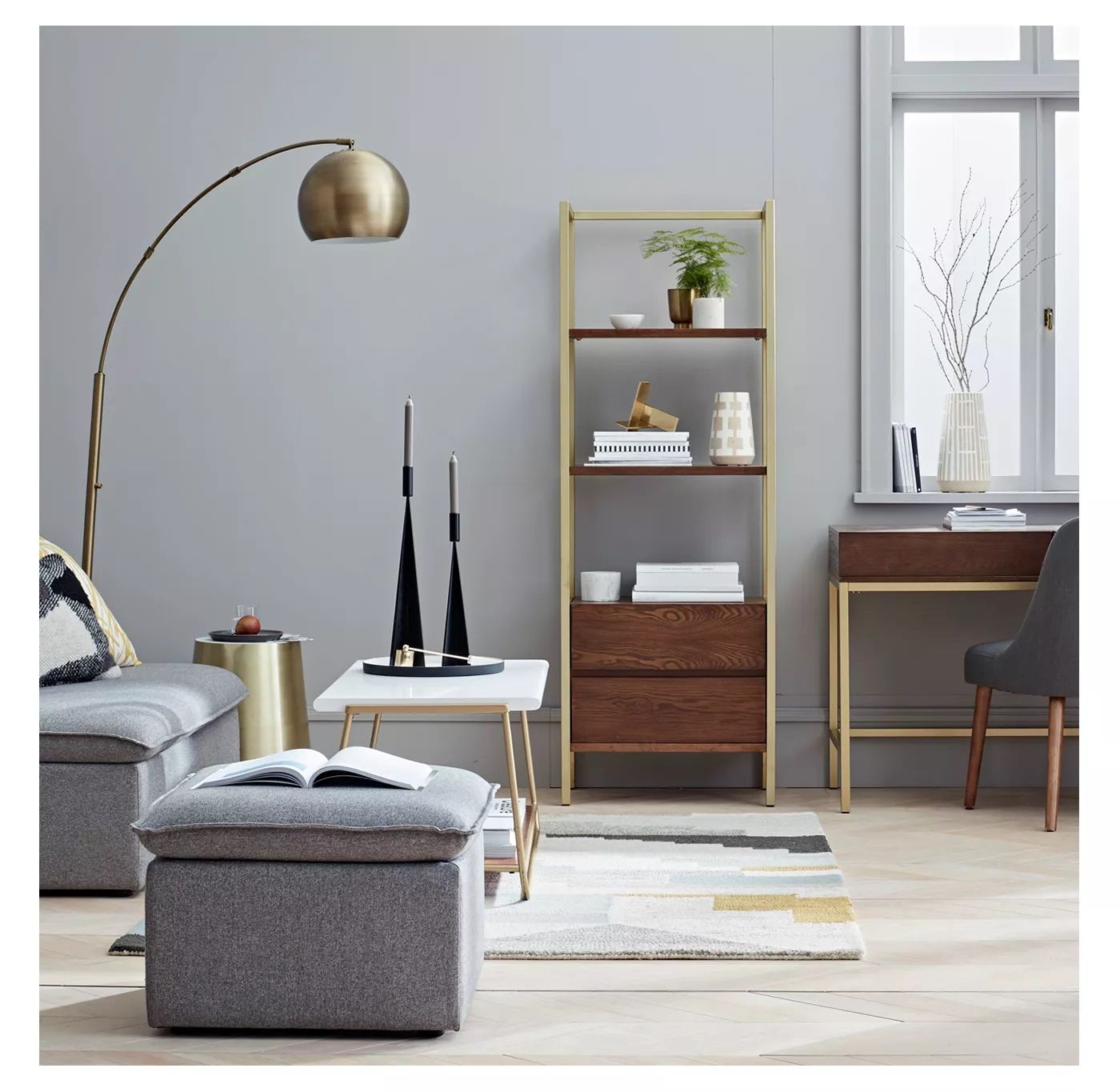 Abstract Tufted Area Rug thumbnail 2