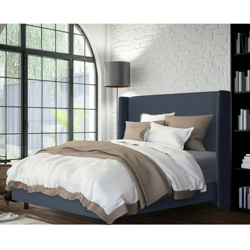 Milan Upholstered Panel Bed-Queen thumbnail 2