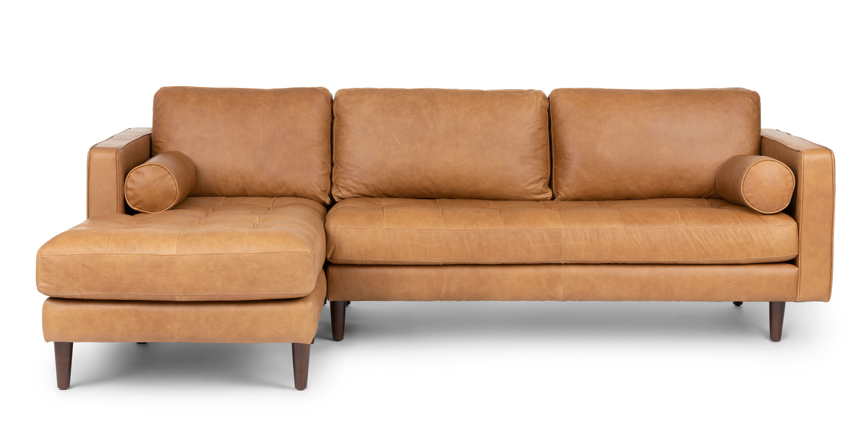 Sven Charme Tan Left Sectional Sofa thumbnail 3
