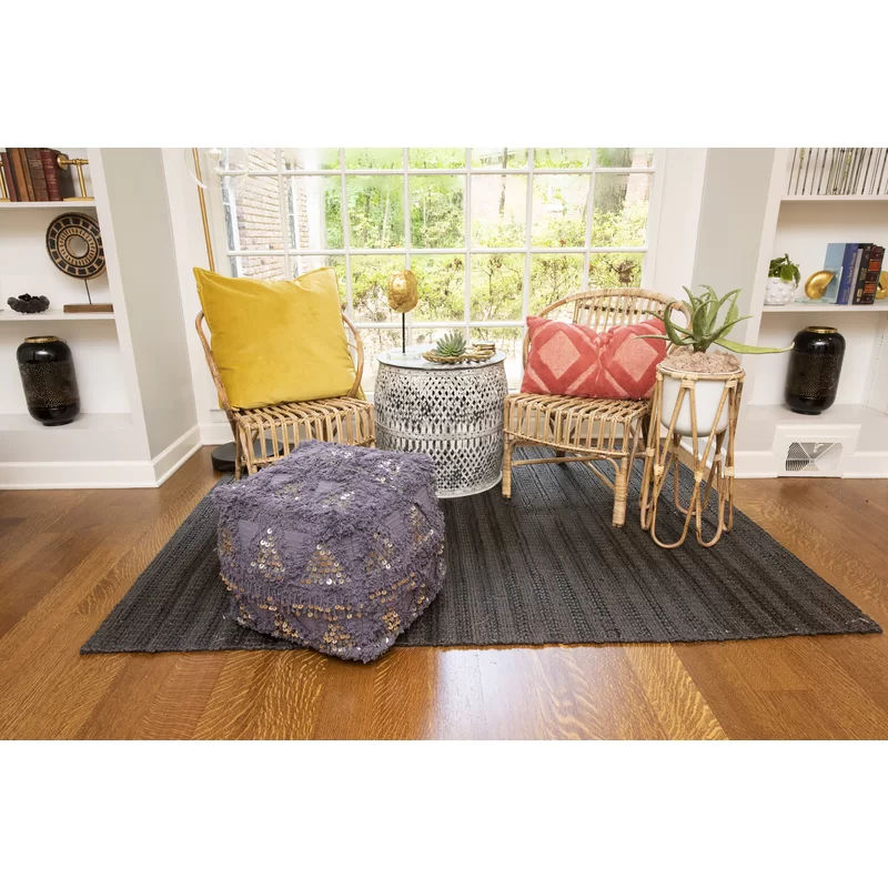 Bevins Rectangular Cotton Pillow Cover With Insert-24"x14" thumbnail 4