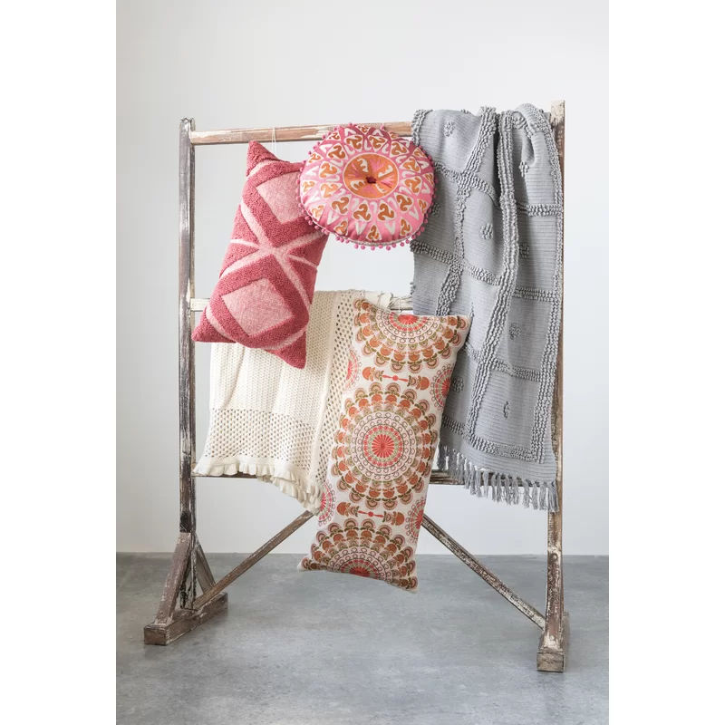 Bevins Rectangular Cotton Pillow Cover With Insert-24"x14" thumbnail 6