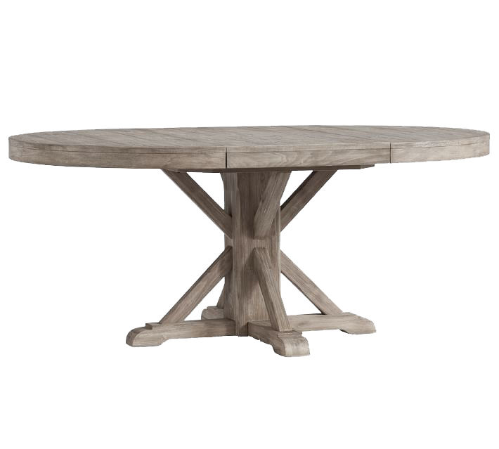 Benchwright Round Pedestal Extending Dining Table thumbnail 2
