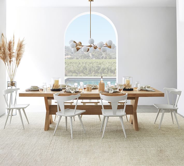 Modern Farmhouse Extending Dining Table thumbnail 2