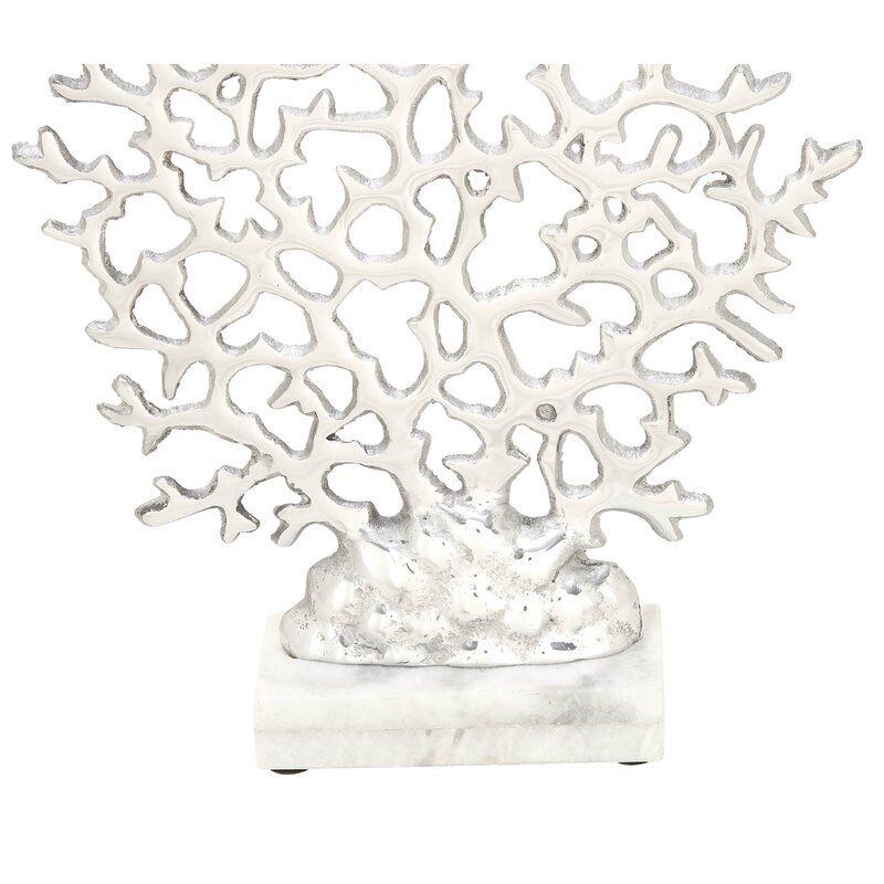 Sizer Aluminum Coral Marble Base Sculpture thumbnail 3