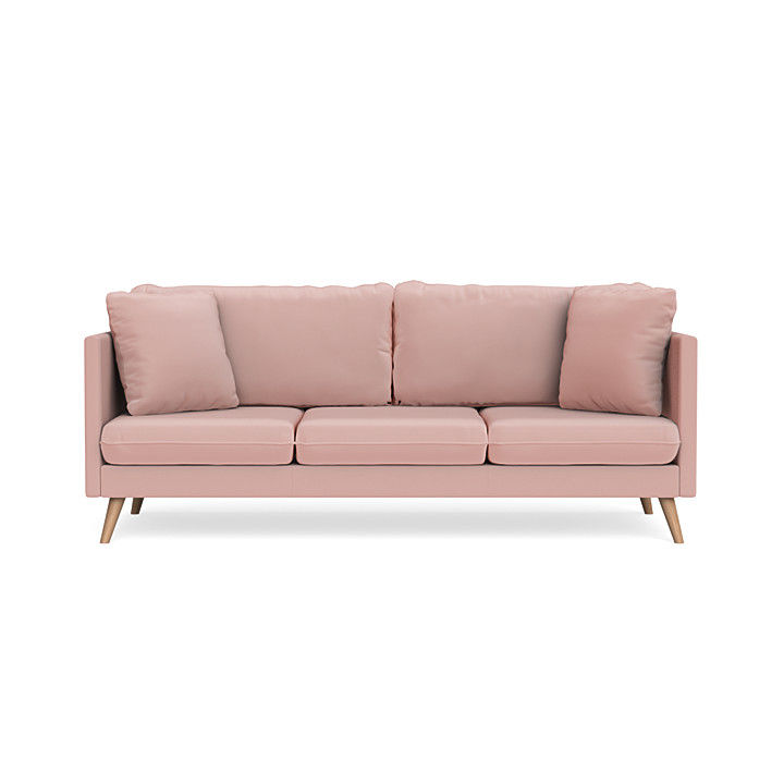 Custom Nox Sofa In Powder Pink thumbnail 2