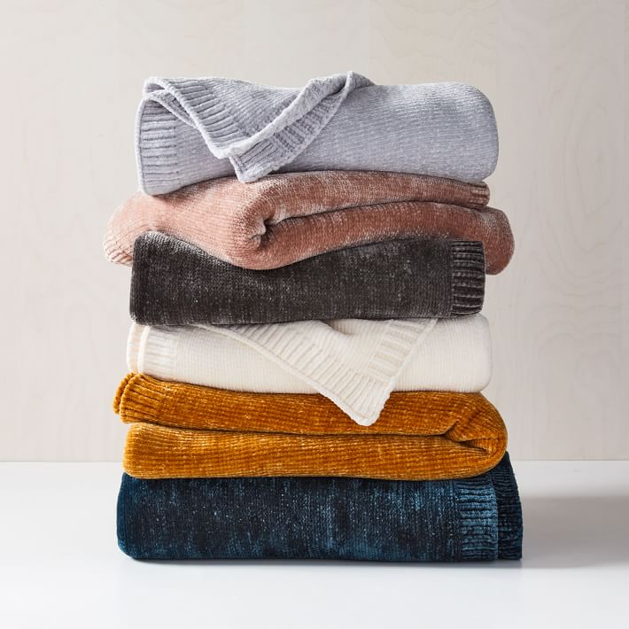 Luxe Chenille Throws thumbnail 2