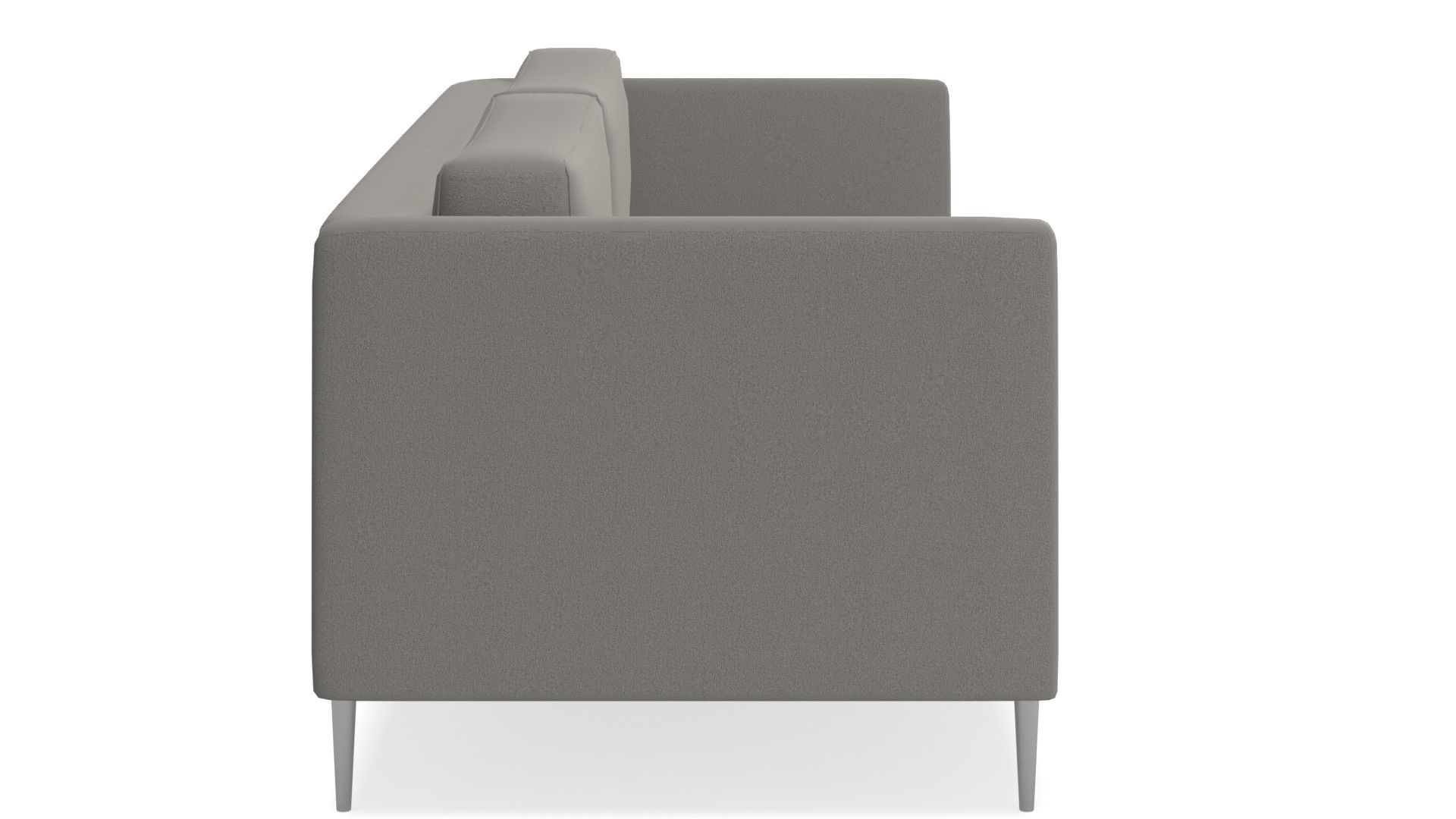 Vail Angled Arm Sofa - Poly  - Twill - Silver - Nickel thumbnail 4