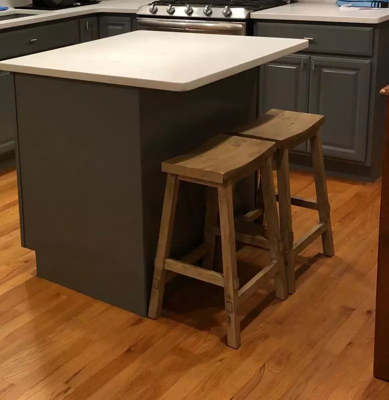 Halifax Farmhouse Wood Counter Height Barstool thumbnail 5