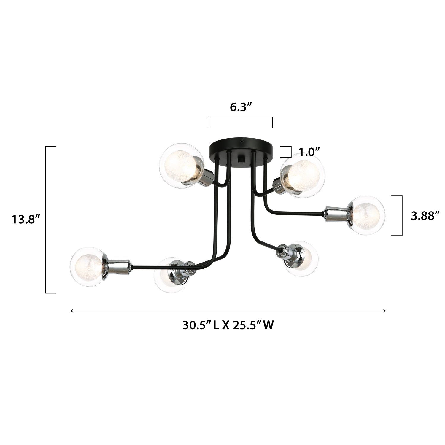 Cellini 6-Light Ceiling Light thumbnail 17