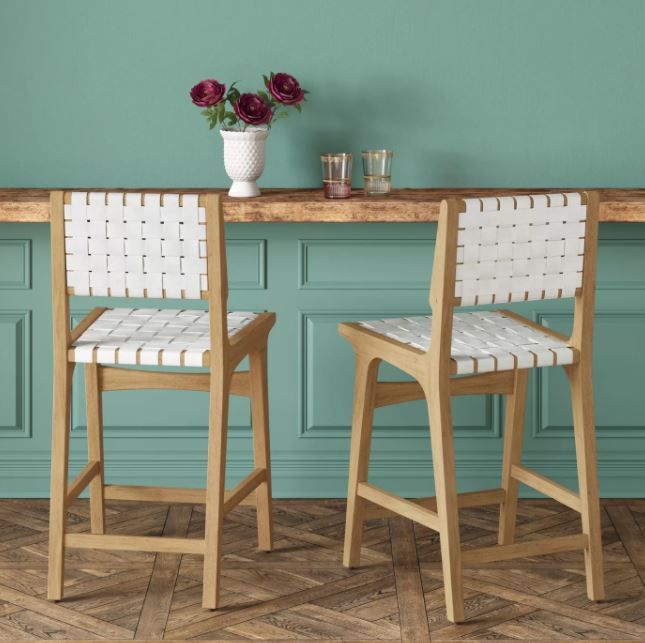 Ceylon Woven Counter Height Barstool thumbnail 5