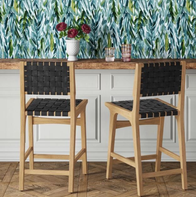 Ceylon Woven Counter Height Barstool thumbnail 5