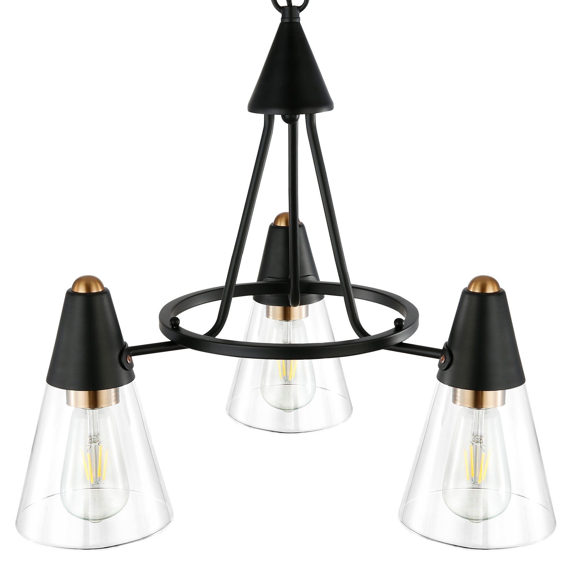 Petra 3-Light Chandelier thumbnail 2