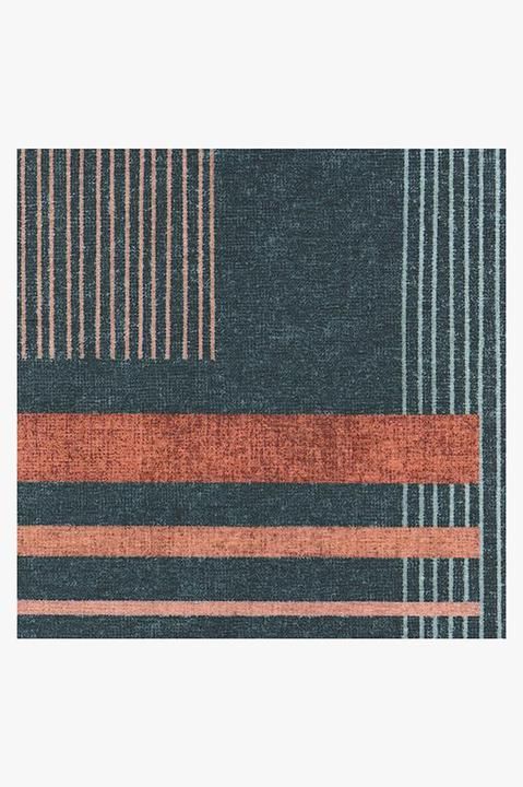 Quadra Teal Rug-6' thumbnail 3